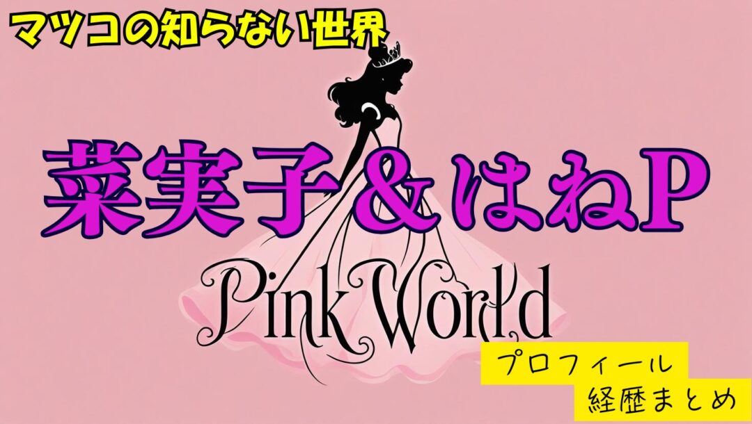 【ピンクの世界】菜実子とはねPの二人のwikiプロフィール経歴！本名や年齢を紹介！